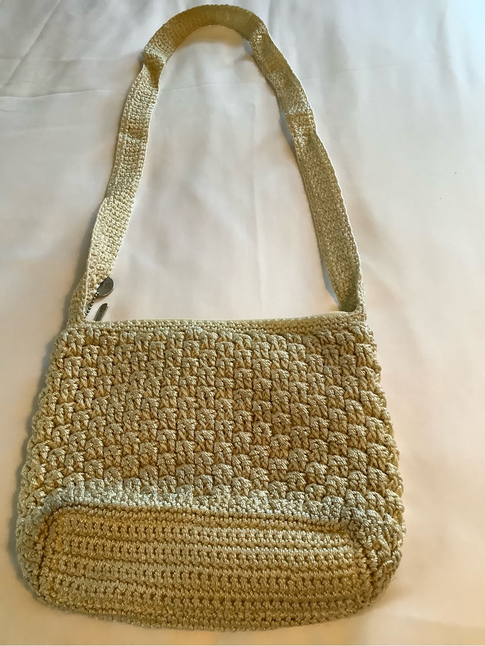 The Sak Beige/Cream Woven Shoulder Bag - Picture 2 of 8